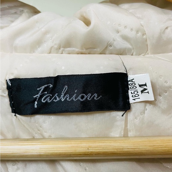 FASHION FAUX FURRED BEIGE ZIPPER HOODIE FOR WOMEN’S - Picture 6 of 8